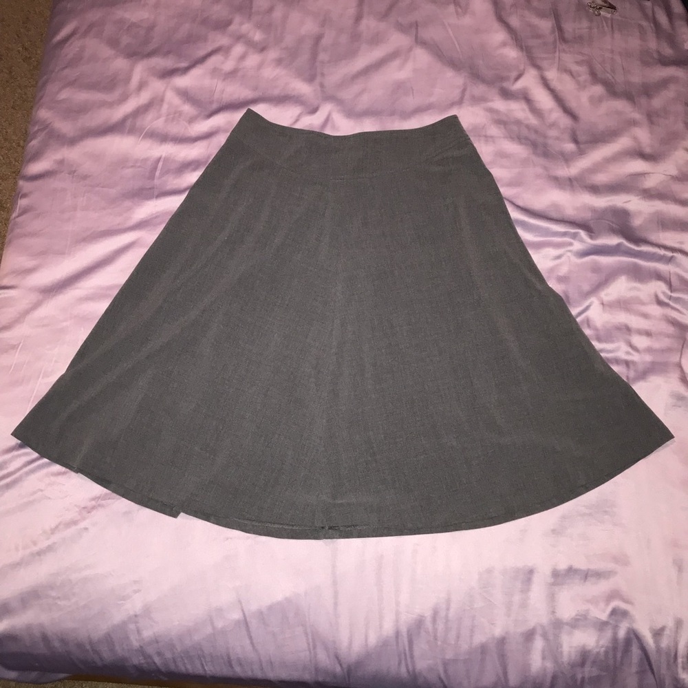 Grey Work Professional Skirt